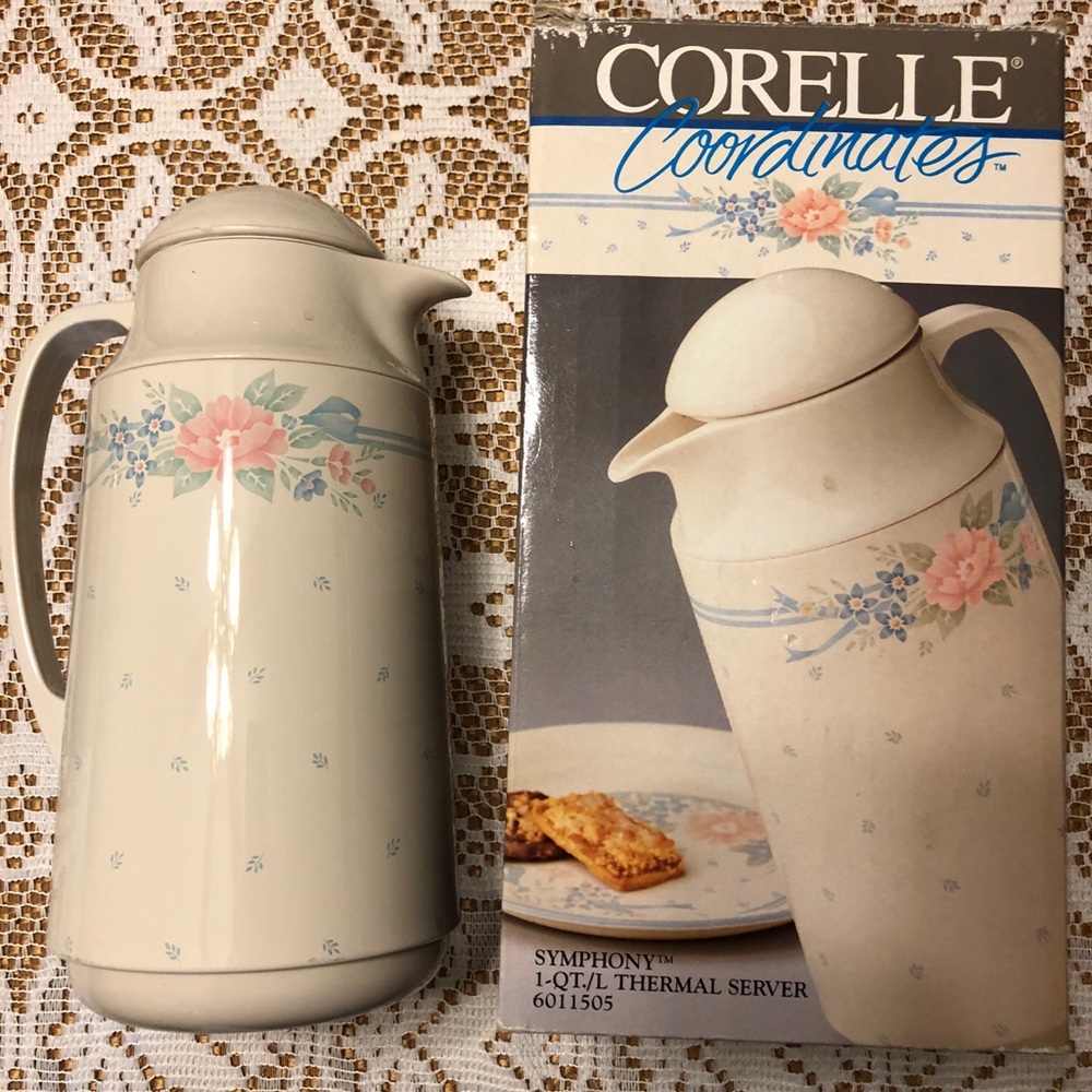 Corelle Coordinates Symphony Coffee Pot Carafe Insulated server